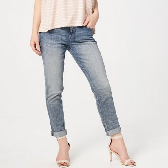Laurie Felt Denim - Laurie Felt Petite Classic Denim Boyfriend Jeans